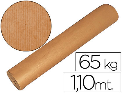 PAPEL KRAFT MARRON BOBINA 1,10 MT DE ALTURA 60/65 KG