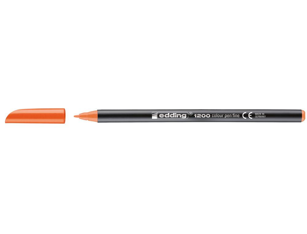ROTULADOR EDDING PUNTA FIBRA 1200 NARANJA N.6 PUNTA REDONDA 0.5 MM