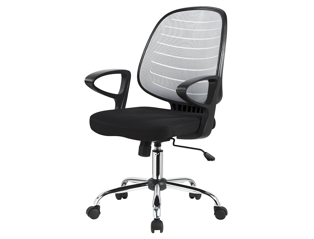 SILLA GIRATORIA Q-CONNECT BASE METAL REGULABLE EN ALTURA 920+80MM ALTO 600MM ANCHO 580MM PROFUNDIDAD GRIS