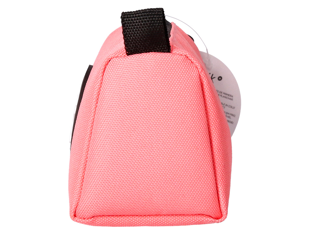 BOLSO ESCOLAR PORTATODO ANTARTIK TRIANGULAR CORAL 210X70X80 MM