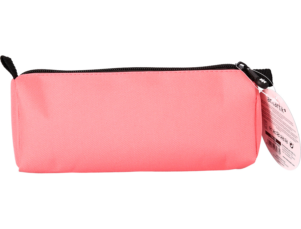 BOLSO ESCOLAR PORTATODO ANTARTIK TRIANGULAR CORAL 210X70X80 MM