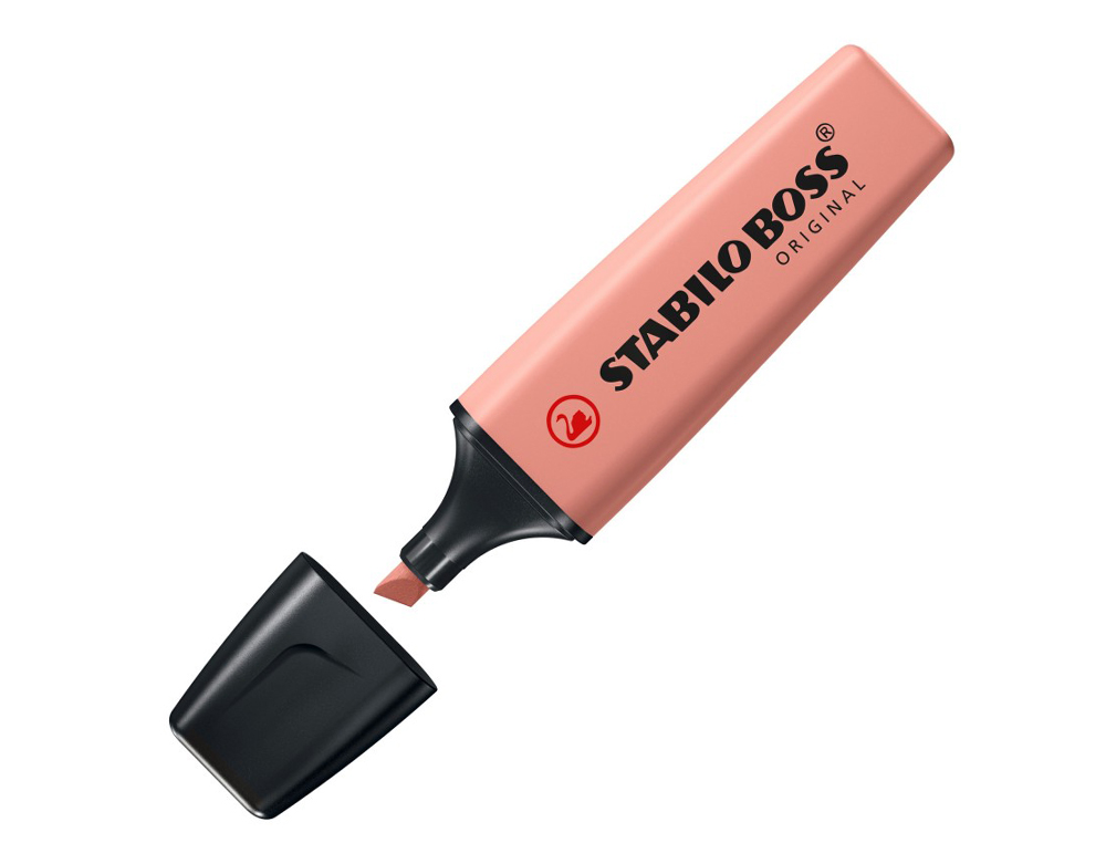ROTULADOR STABILO BOSS PASTEL FLUORESCENTE 70 NATURE COLORS SIENA