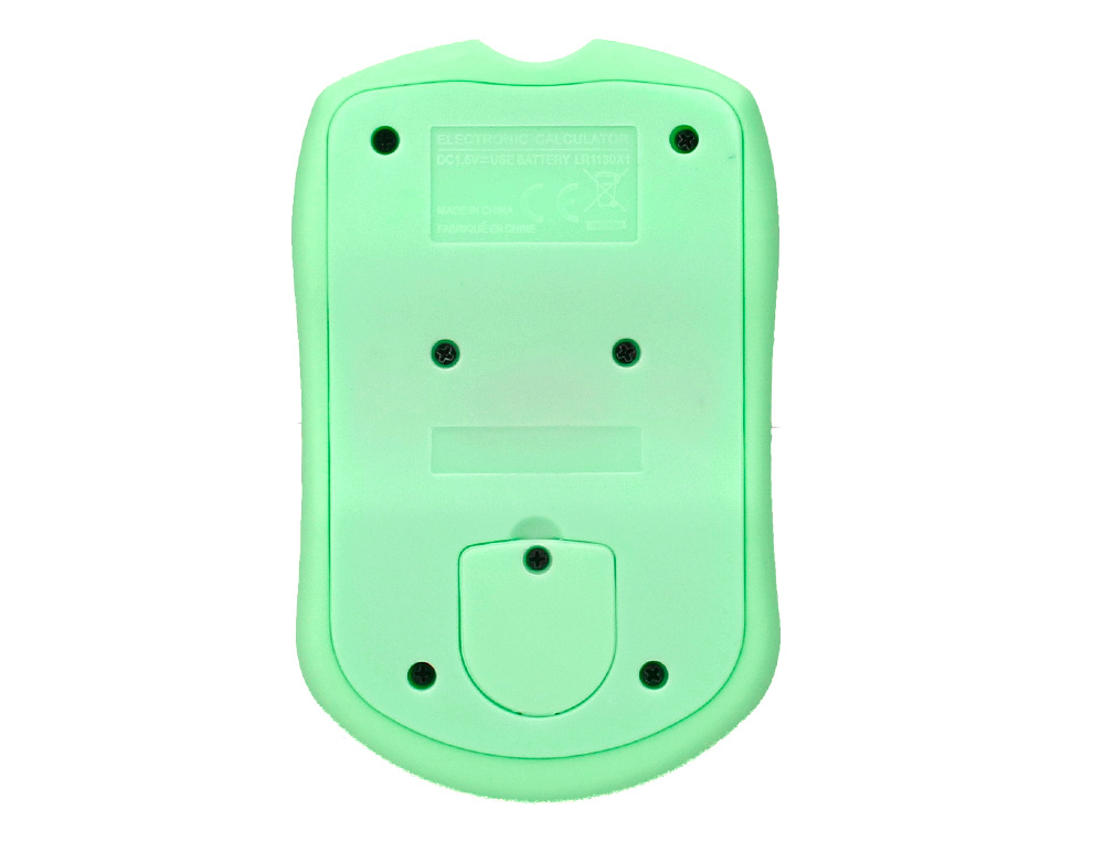 CALCULADORA LIDERPAPEL BOLSILLO XF42 8 DIGITOS SOLAR Y PILAS COLOR VERDE 94X59,5X10,5MM
