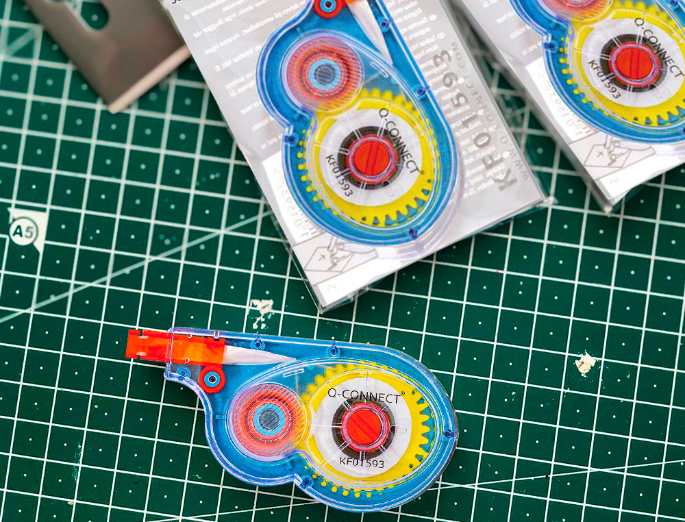 CORRECTOR Q-CONNECT CINTA BLANCO 5 MM X 8 M