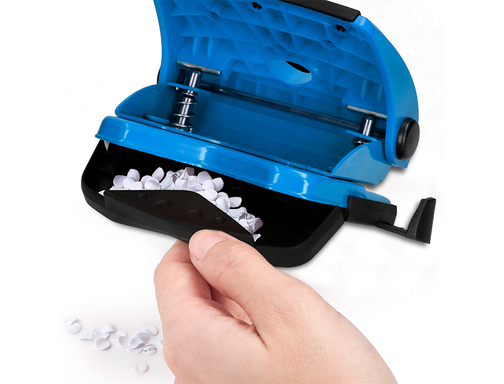TALADRADOR Q-CONNECT KF02155 AZUL ABERTURA 2 MM CAPACIDAD 20 HOJAS