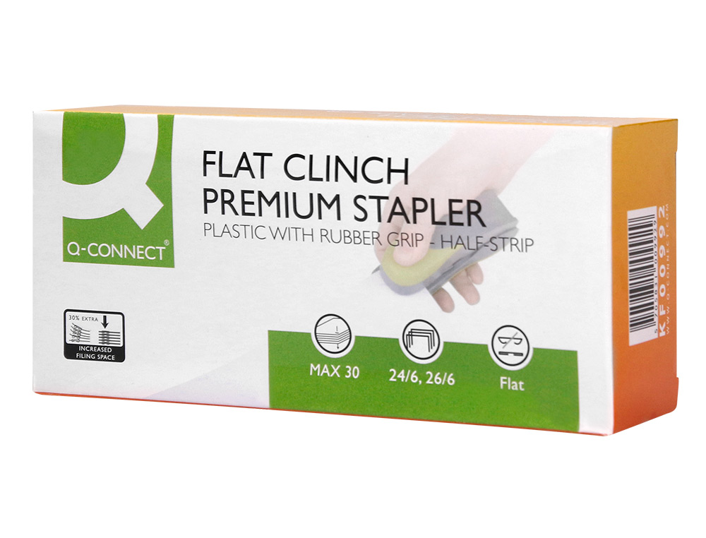 GRAPADORA Q-CONNECT KF00992 PLASTICO CAPACIDAD 30 HOJAS