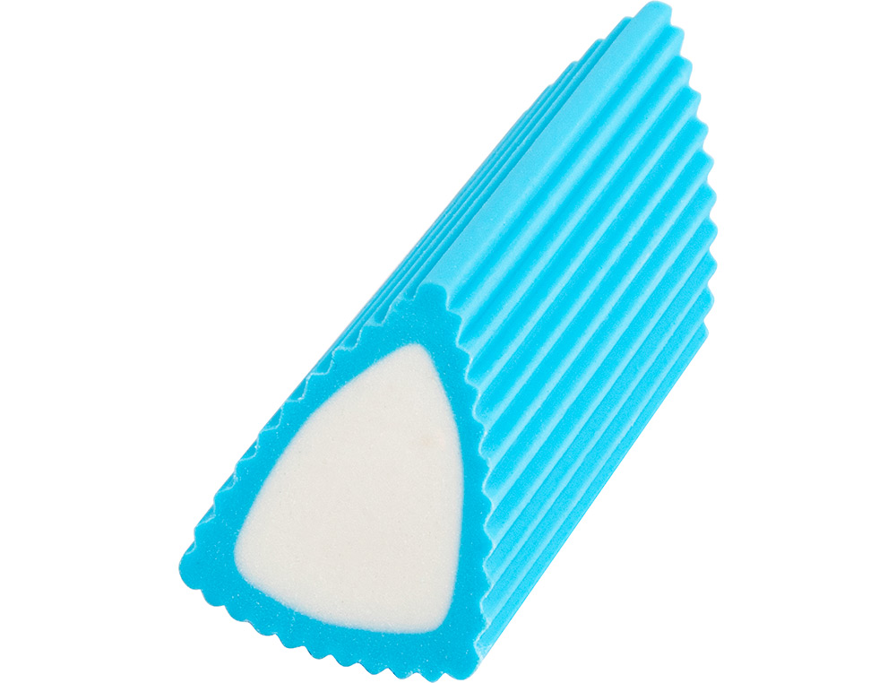 GOMA DE BORRAR LIDERPAPEL BICOLOR TRIANGULAR COLORES SURTIDOS