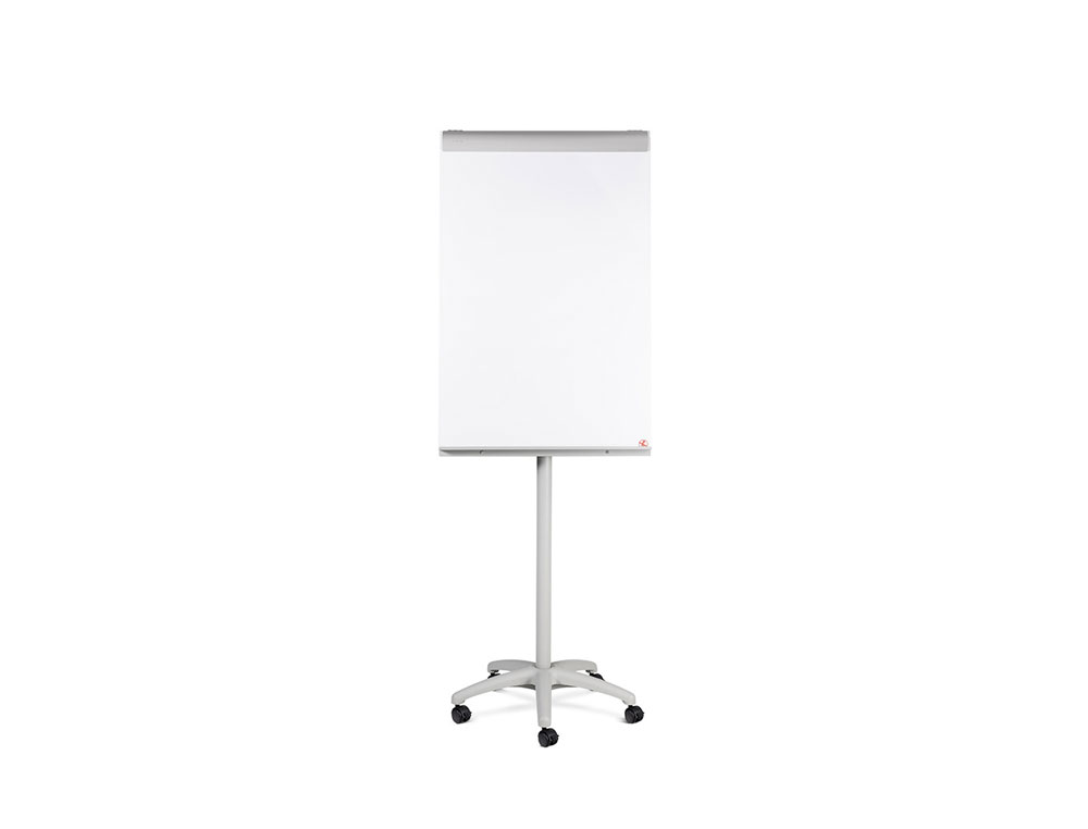 PIZARRA BLANCA ROCADA PARA CONFERENCIAS METALICA LACADA MAGNETICA CON RUEDAS 68X104 CM