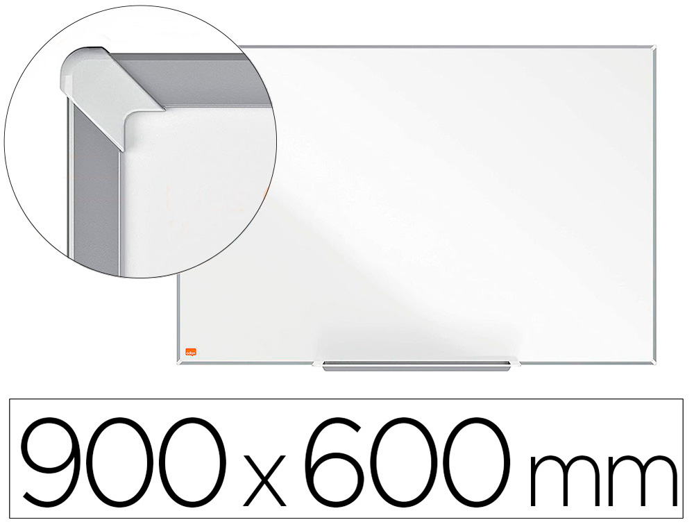 PIZARRA BLANCA NOBO IP PRO ACERO VITRIFICADO MAGNETICO 900X600 MM