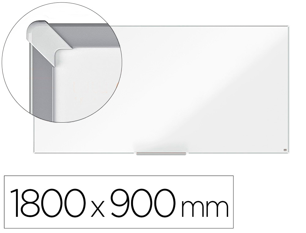 PIZARRA BLANCA NOBO IP PRO ACERO VITRIFICADO MAGNETICO 1800X900 MM