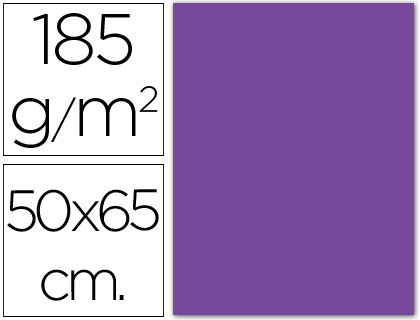 CARTULINA GUARRO VIOLETA -50X65 CM -185 GR